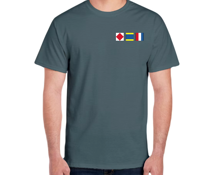 FDT Nautical Flag Short Sleeve T-Shirt: Small Logo