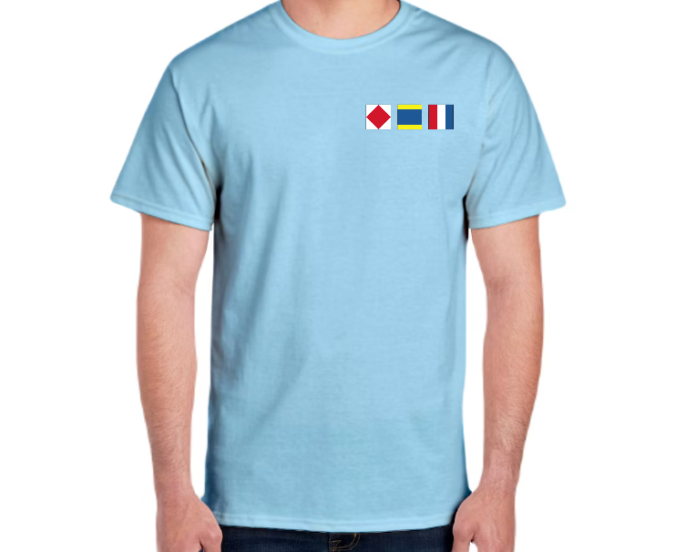 FDT Nautical Flag Short Sleeve T-Shirt: Small Logo