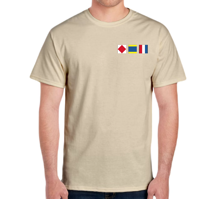 FDT Nautical Flag Short Sleeve T-Shirt: Small Logo